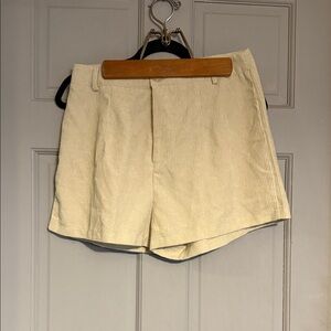 Women's Cream Shorts